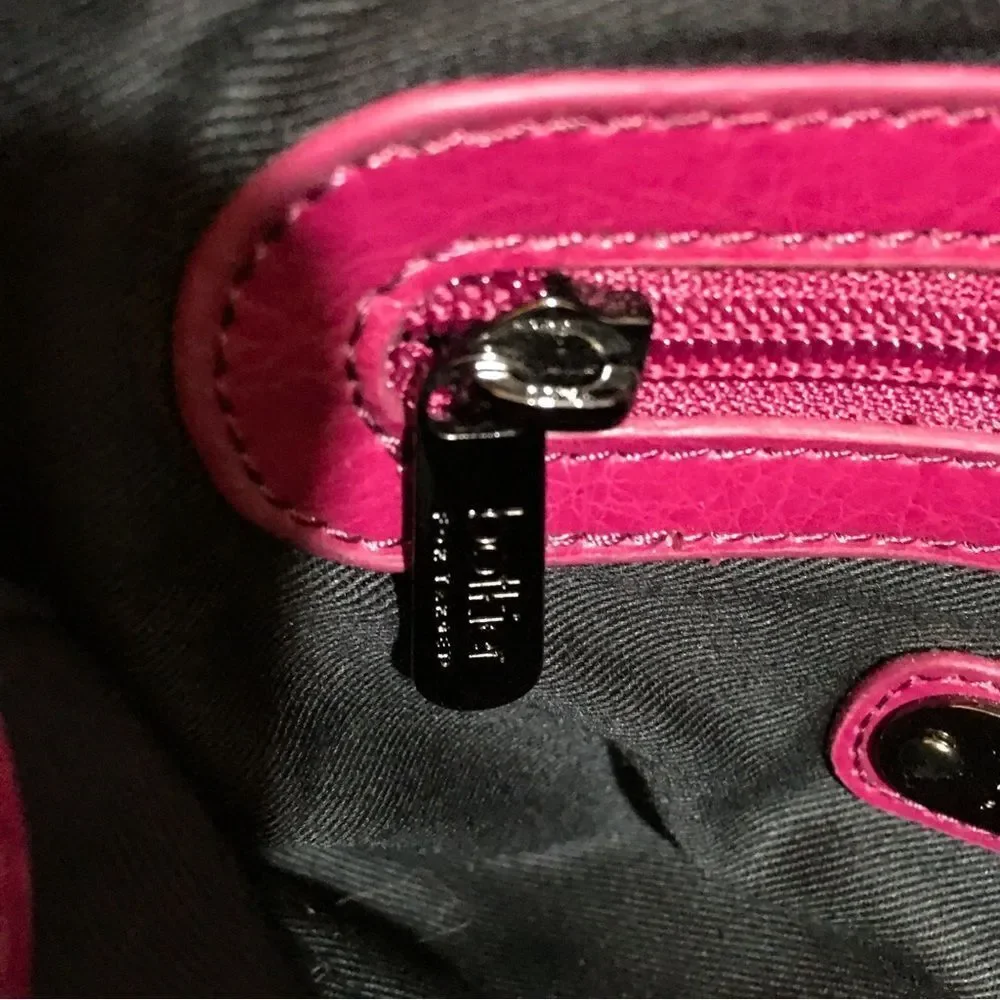 BOTKIER‎ GORGEOUS STUDDED GUN METAL PLUM PURPLE CLUTCH BAG